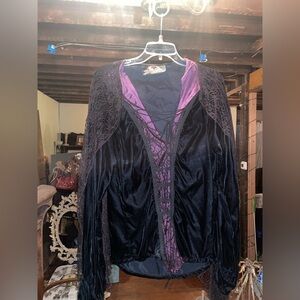 Vintage Lip Service velvet lace shirt